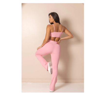 Outsider Pink Fitness Top with Thin Straps 3