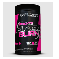 Stacker Black Burn 120 Capsules- 60 Servings