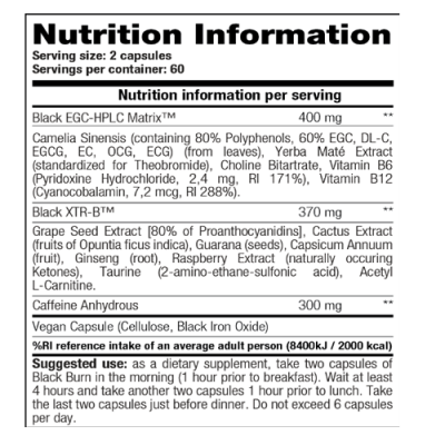 STACKER BLACK BURN 2
